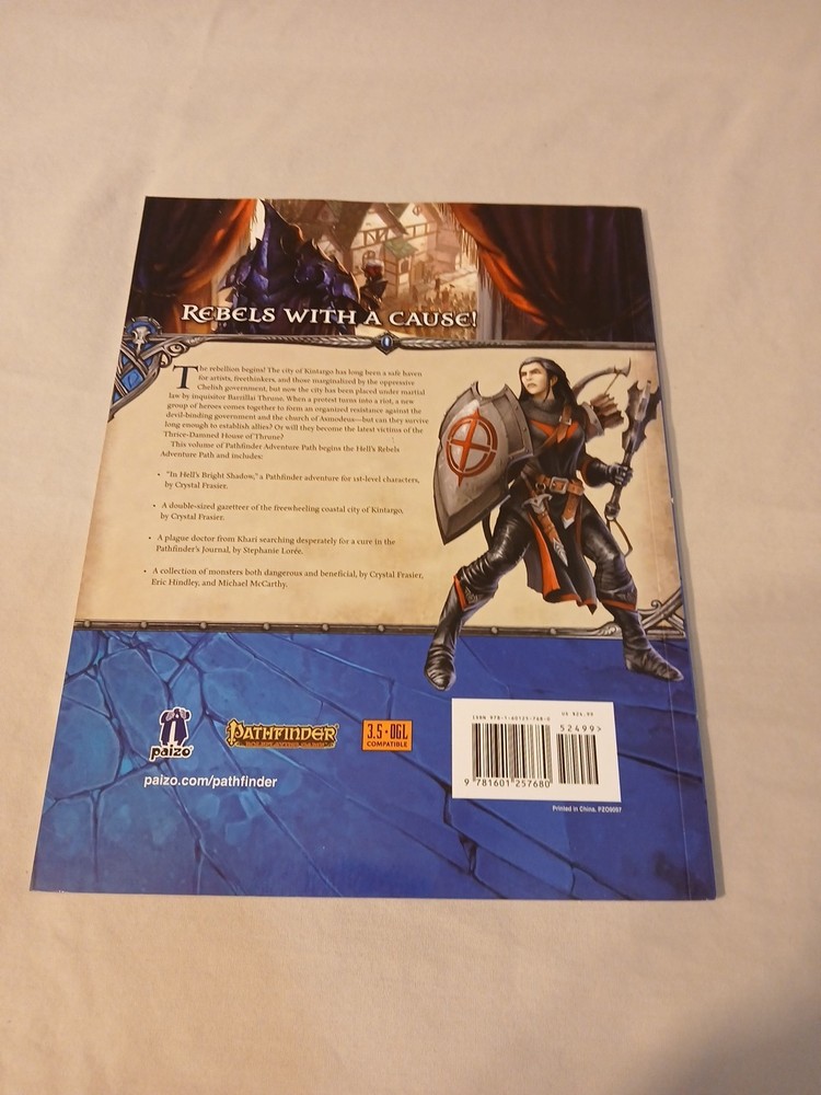 Dungeons and Dragons Lot Pathfinder Adventure Path Hell's Rebels #97-102 VF