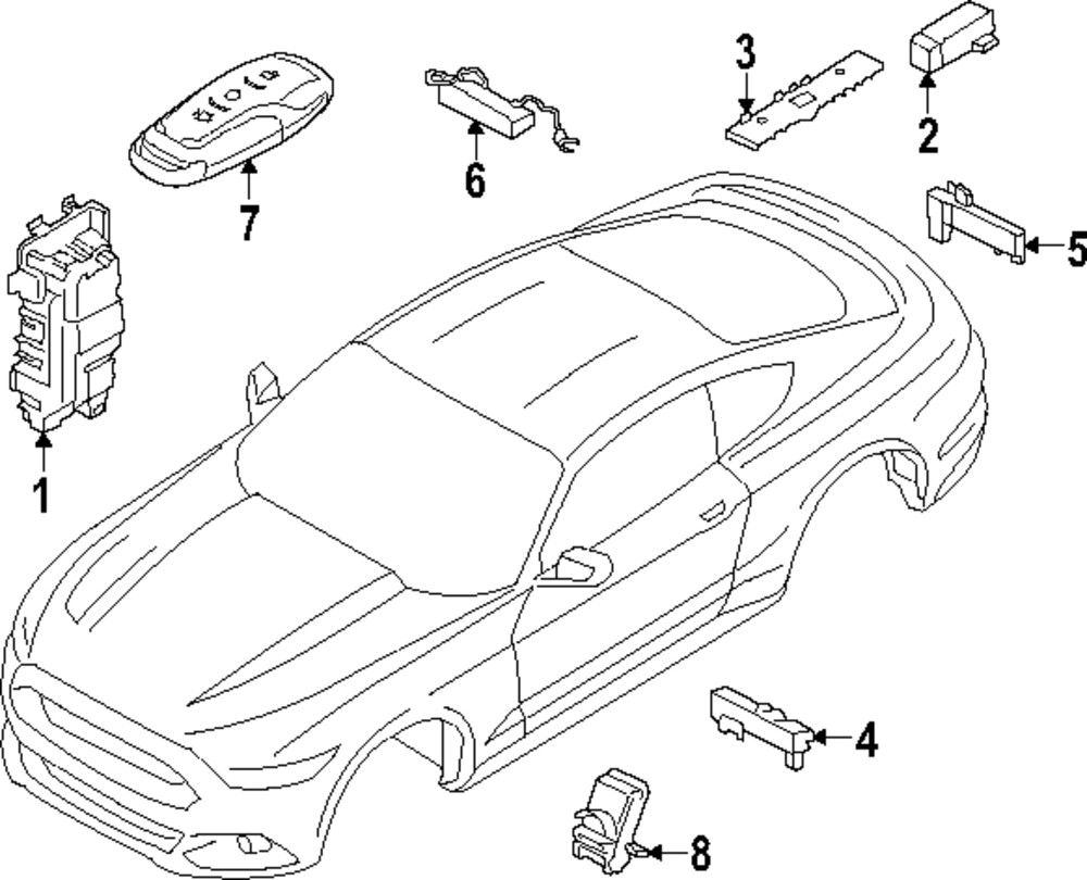 Genuine Ford Control Module FR3Z-15604-E