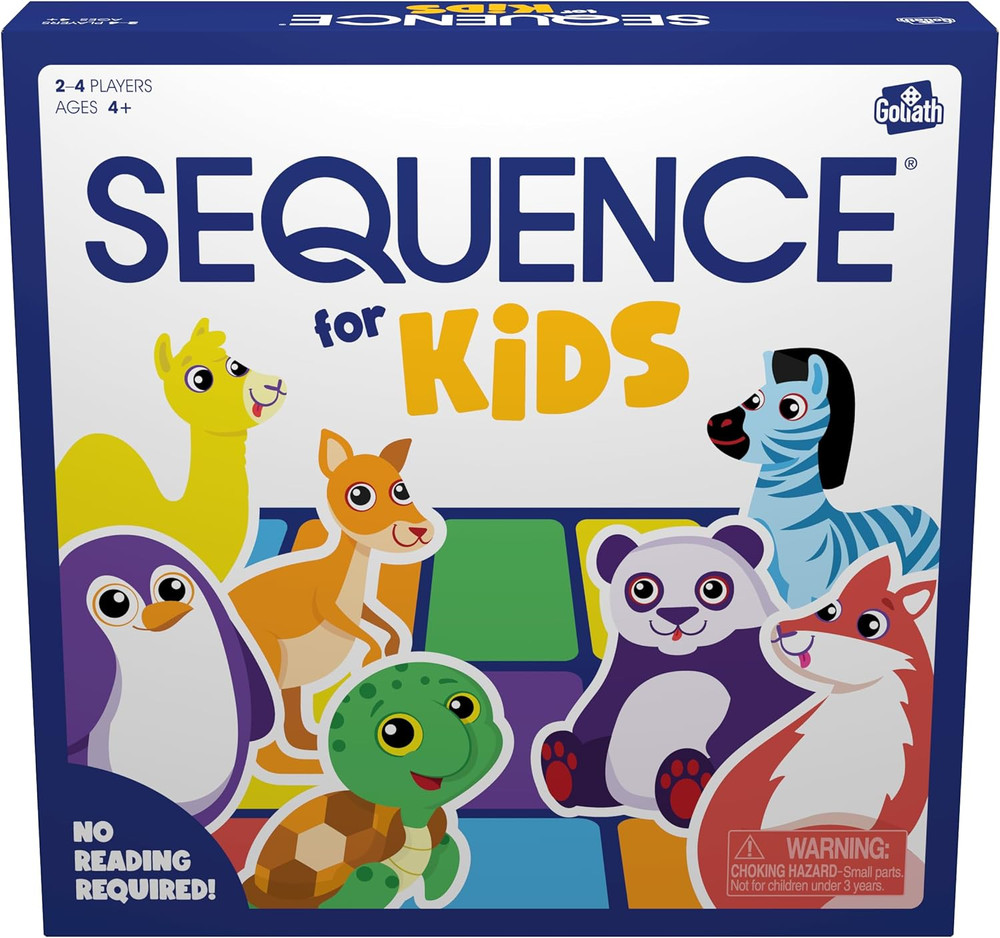 SEQUENCE for Kids -- the 'No Reading Required' Strategy Game by Jax and Goliath,