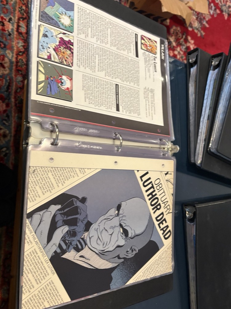 Comic Book Bio Binders