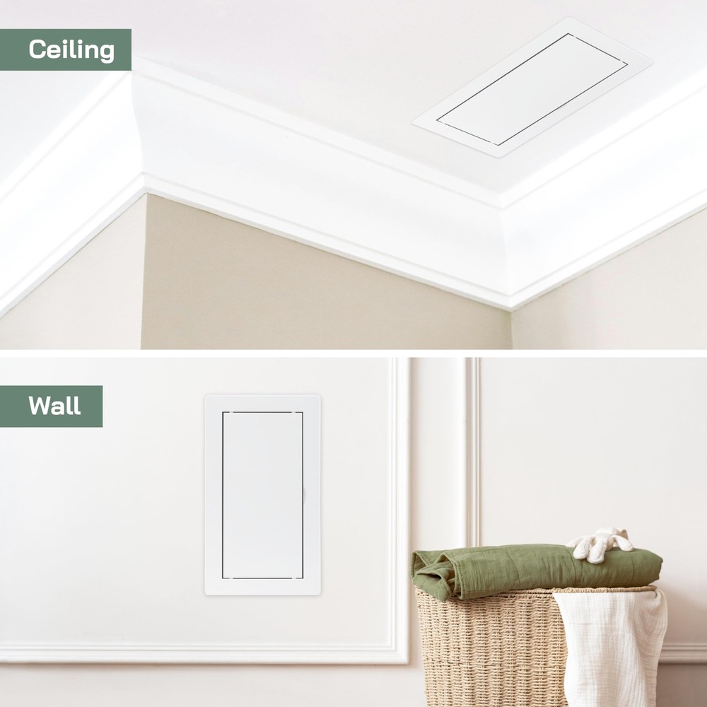 4x8 Access Panel - Easy Doors ABS Plastic for Drywall Wall and Ceiling Electr