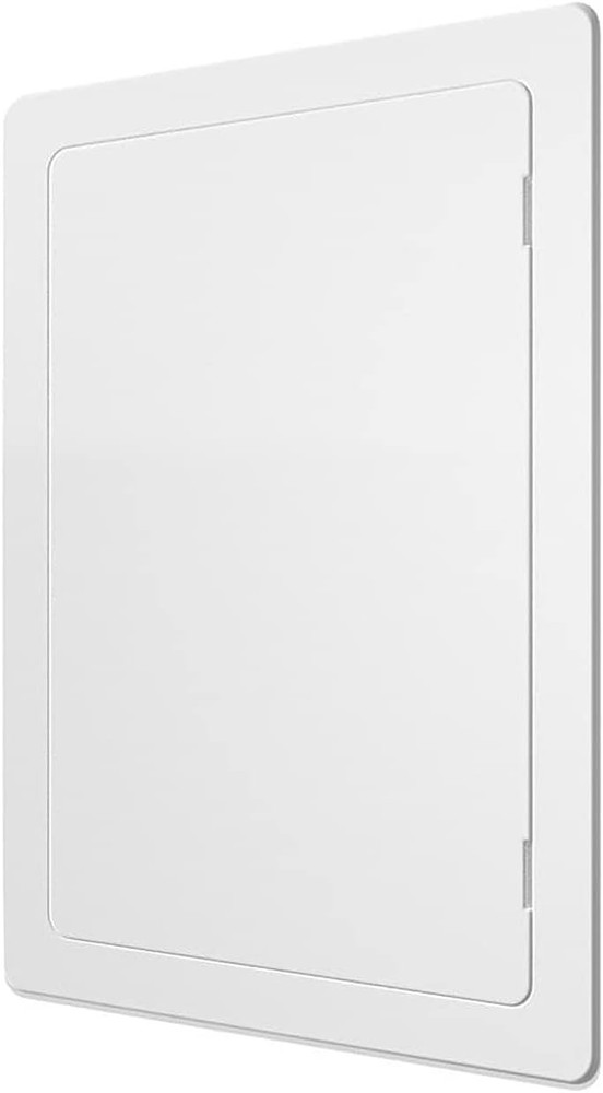 Versatile 4x6 Drywall Access Panel - Durable White Plastic with 180° Hinged Door