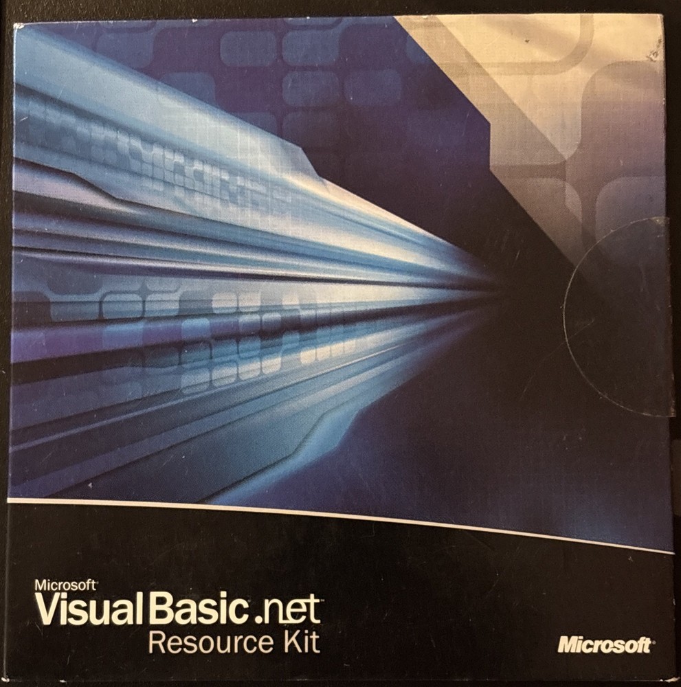Microsoft Visual Basic .NET 2003 Resource Kit  x10-05093 New And Sealed