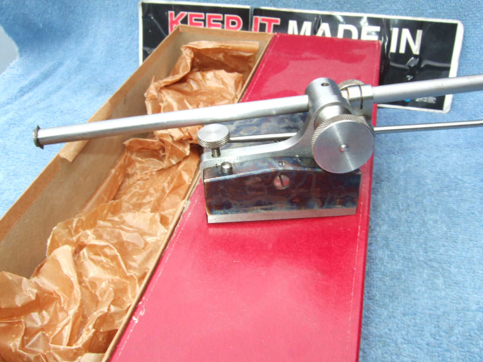 STARRETT SURFACE GAGE 257b OLD VINTAGE PRECISION INSPECTION TOOL GRINDER MILL #A