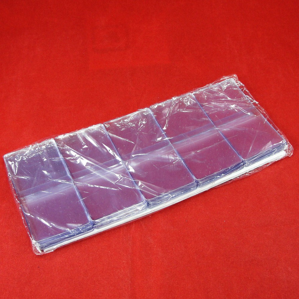 (100) 2" x 2" Safe T Non Plasticized Double Pocket Coin Flips w/ Inserts