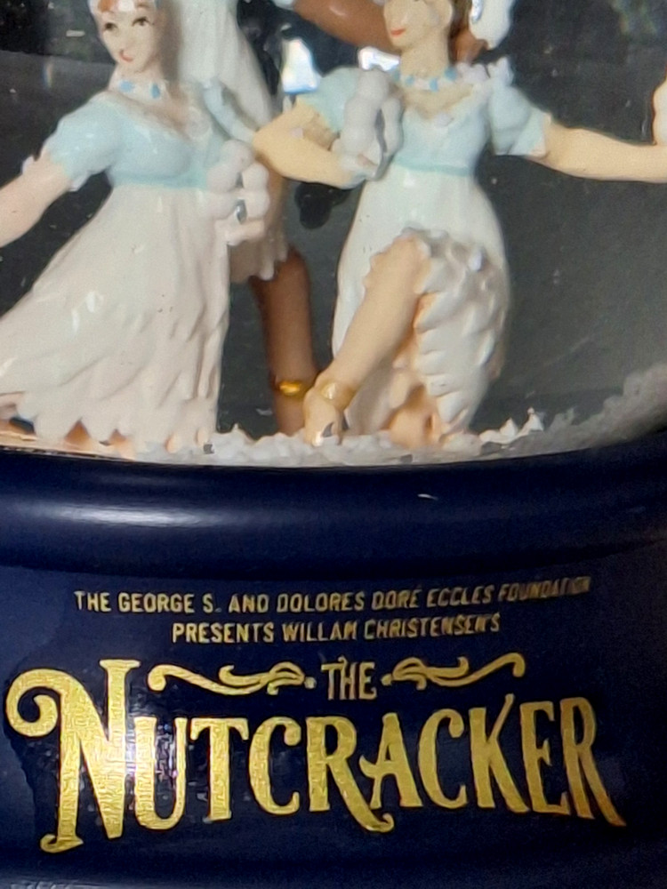 NutCracker Snowflake Snow Globe Ballet West 2025 5" T 4" W