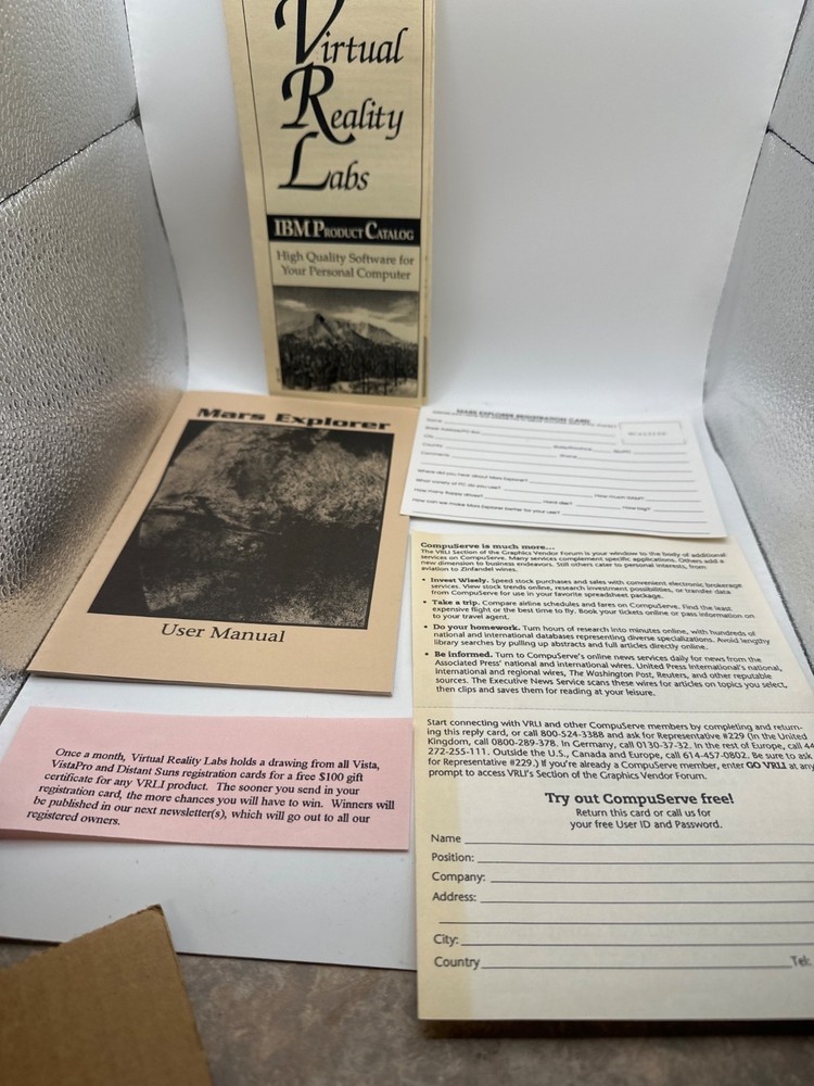 Mars Explorer CD-ROM Virtual Reality Software By Virtual Reality Laboratories 19