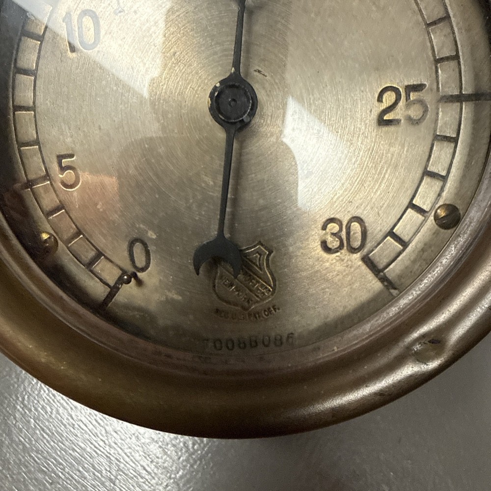 vintage pressure gauge