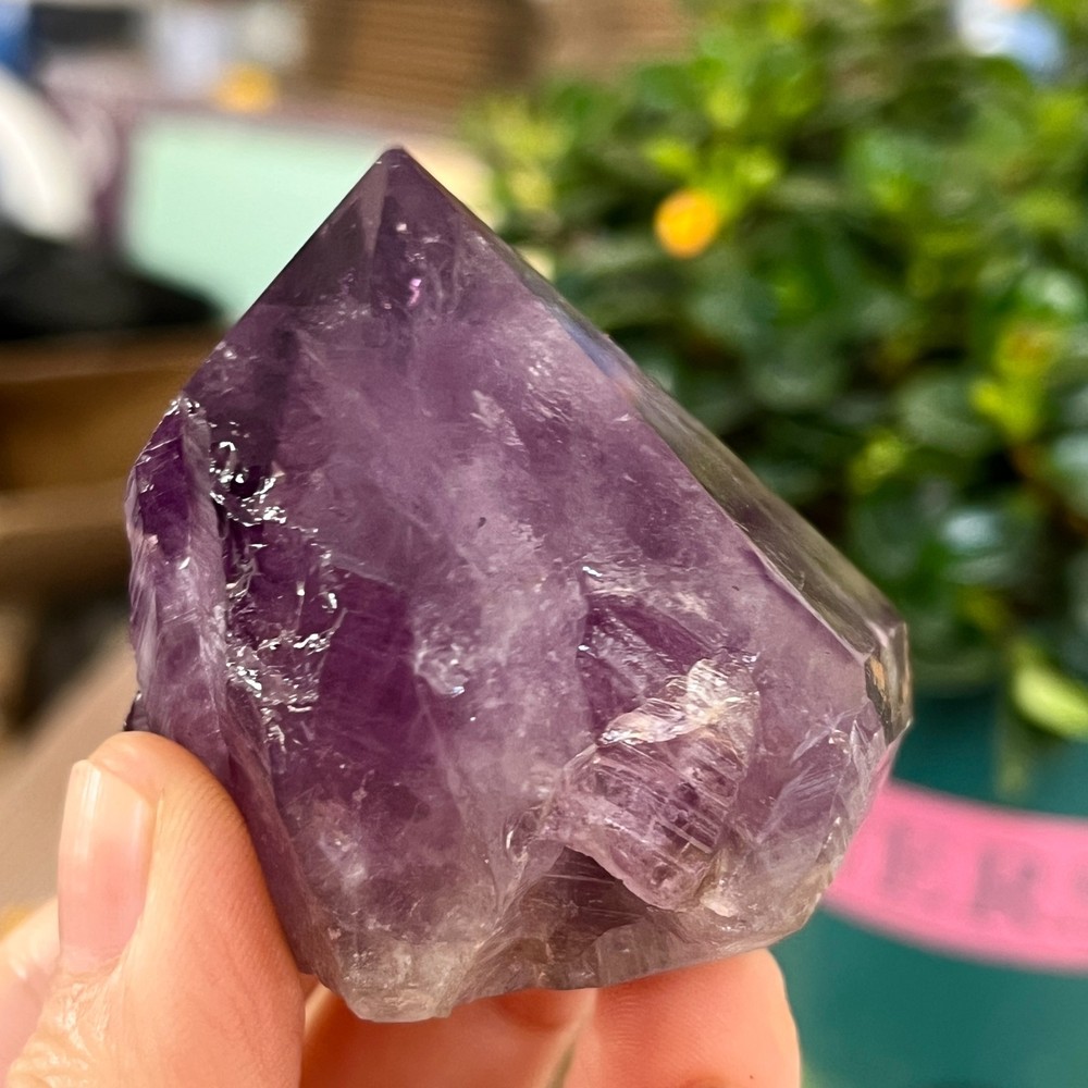 139g Natural Amethyst geode quartz clustercrystal specimen Healing
