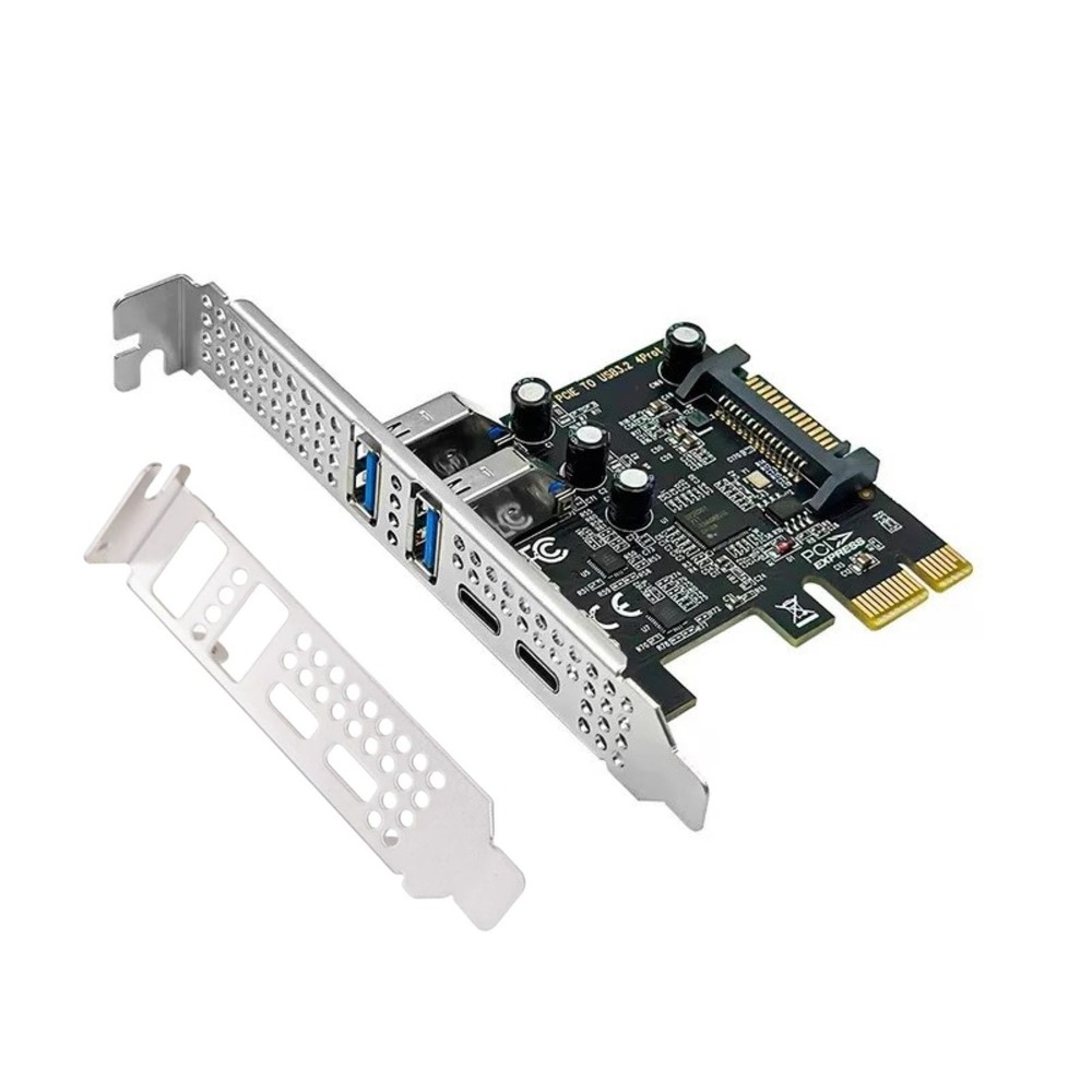 New PCI Express to USB PCIE Adapter Card With PCI-E 1X External Interface
