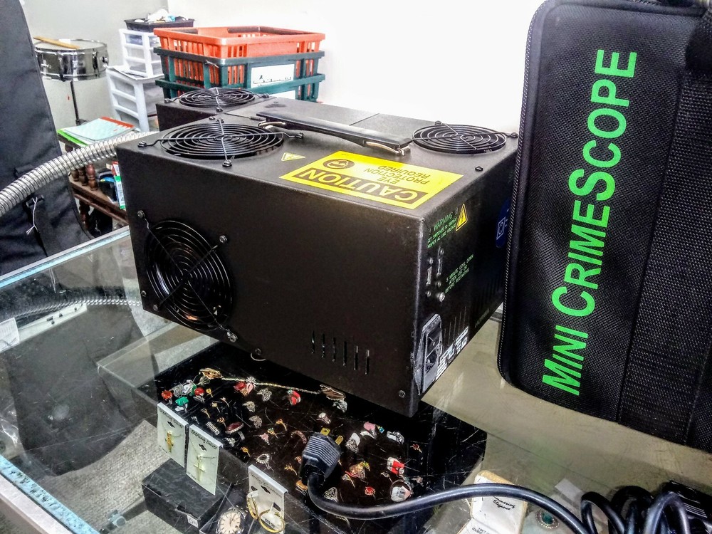 SPEX Mini--Crime Scope 400 Kit and Ultraviolet Light Source