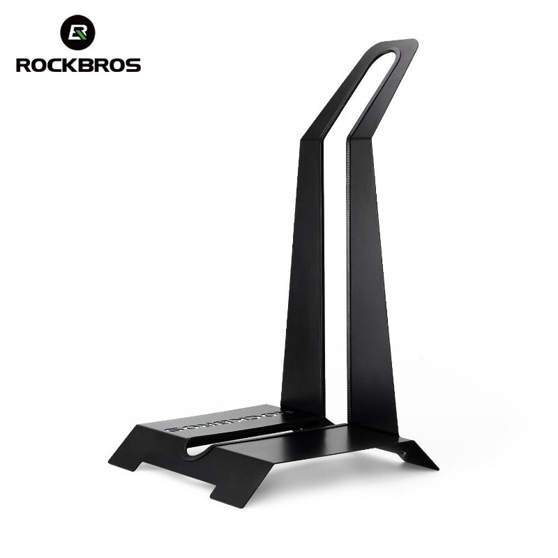 ROCKBROS Bike Floor Stand Rack For Indoor Storage Garage L - Shaped Carbon Steel