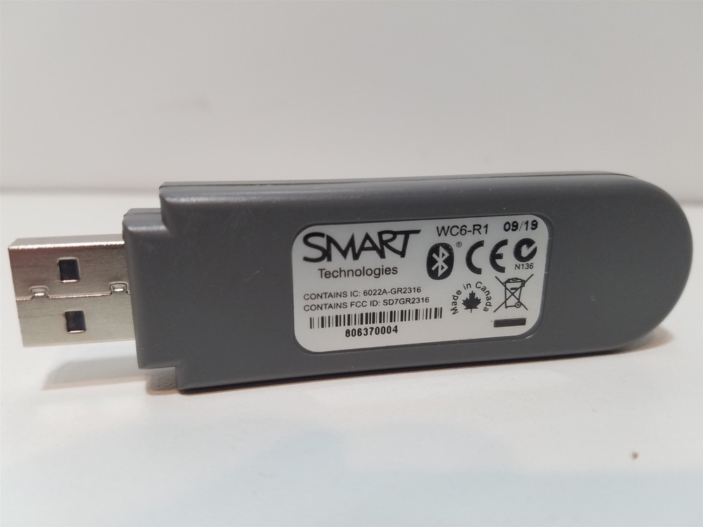 SMART WC6-R1 USB Wireless Bluetooth Connector Adapter For 600 Series Smart Board