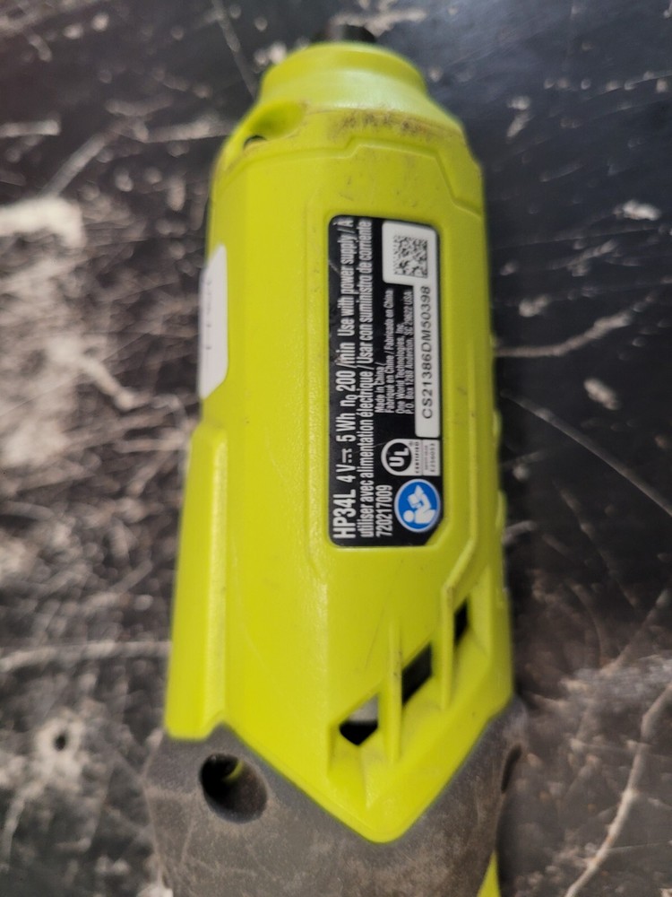 Ryobi HP34L TOOL 4-Volt Lithium-Ion Screwdriver UNTESTED NO CHARGER