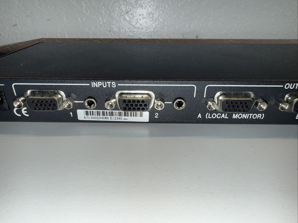 Extron SW2 VGA DA2 A/AF Switcher Auto Switch