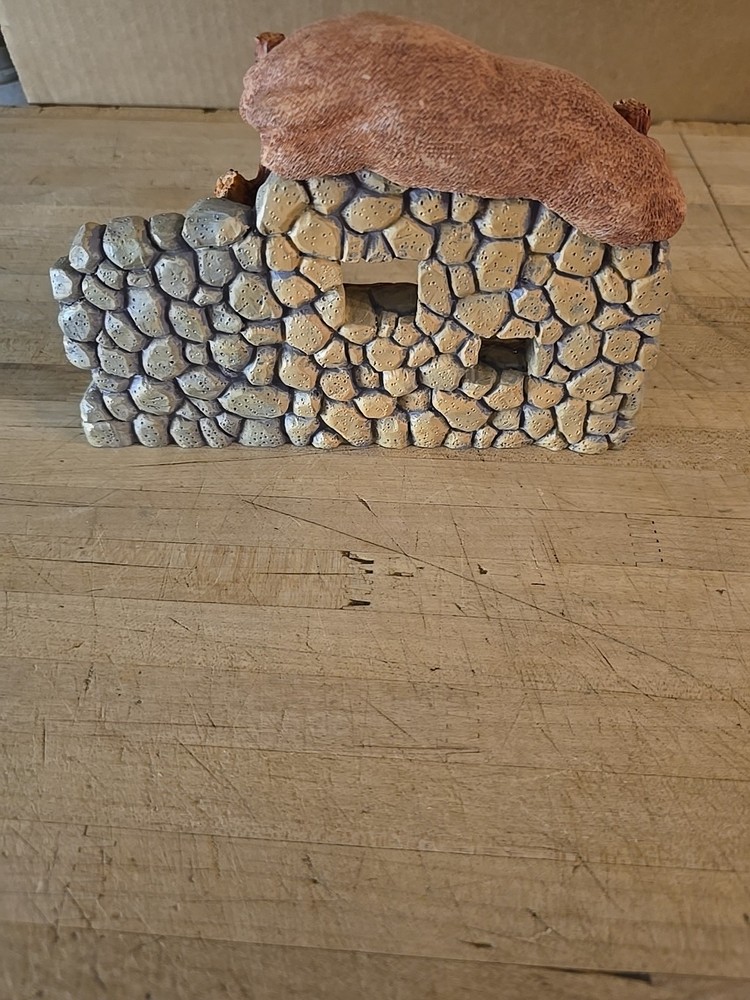 Christmas Bethlehem Nativity Village Rocks Feathers