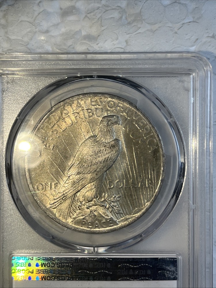 1923 Peace Silver $1 Dollar PCGS Certified MS63 Coin