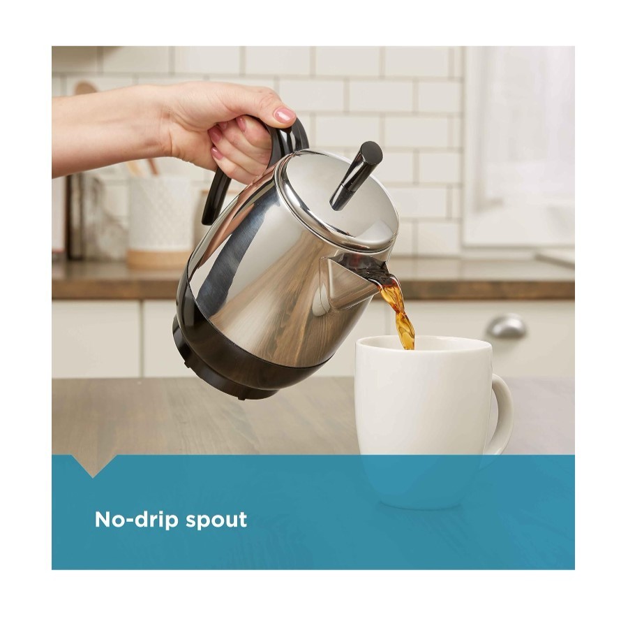 NEW - 4 Cup Electric Coffee Percolator, Automatic Keep Warm, No-Drip Spout