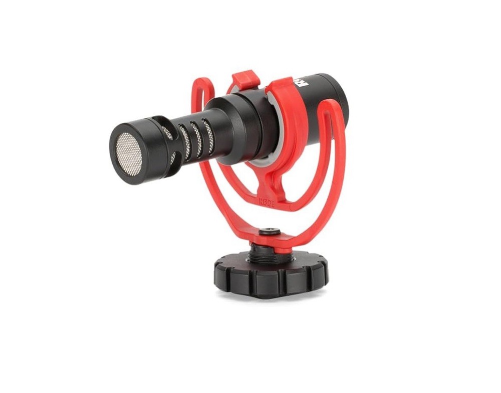 RODE VideoMicro Compact On-Camera Mic w/ Rycote Lyre Shock Mount + Windshield