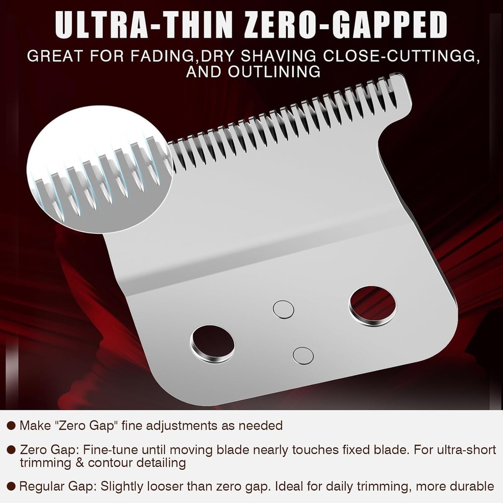 Professional T-Blade Replacement for Andis T-Outliner - Ceramic & Steel Sharp