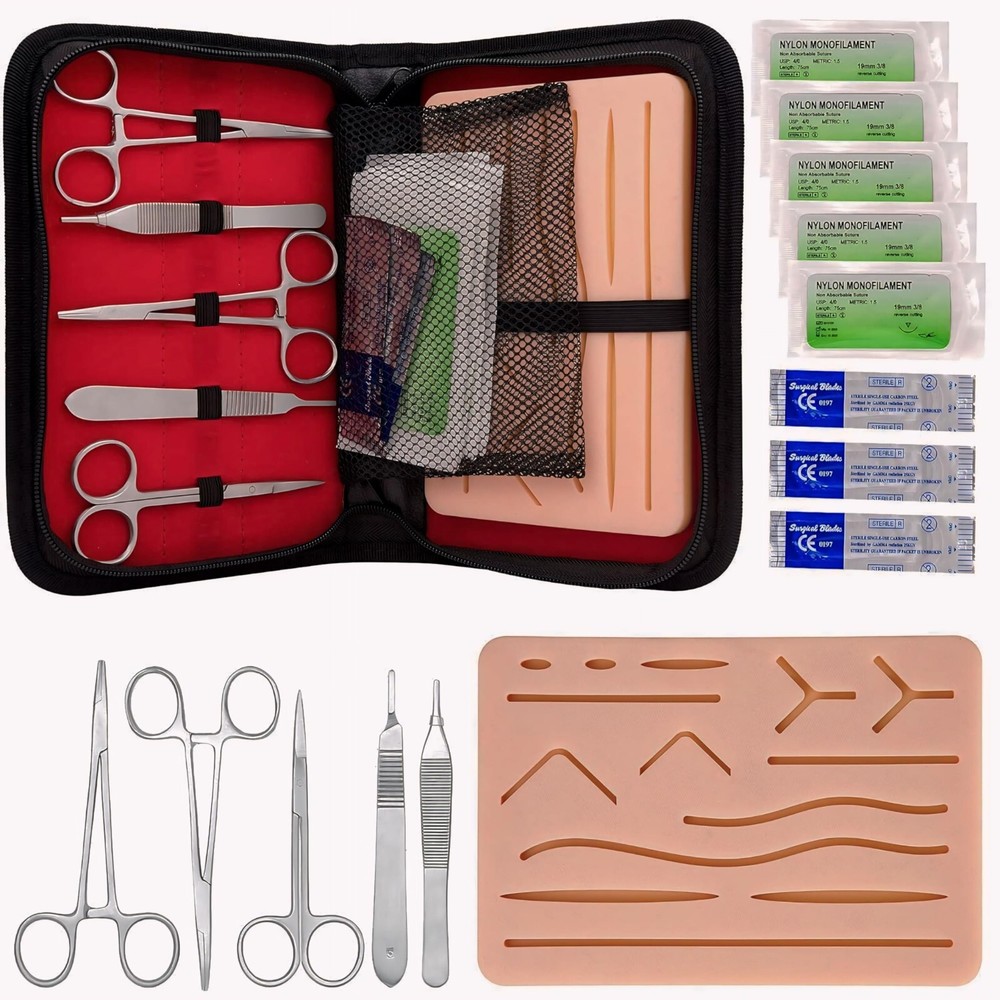 Suture Practice kit Surgery kit Suture Practice kit for Medical Students 21 PCS