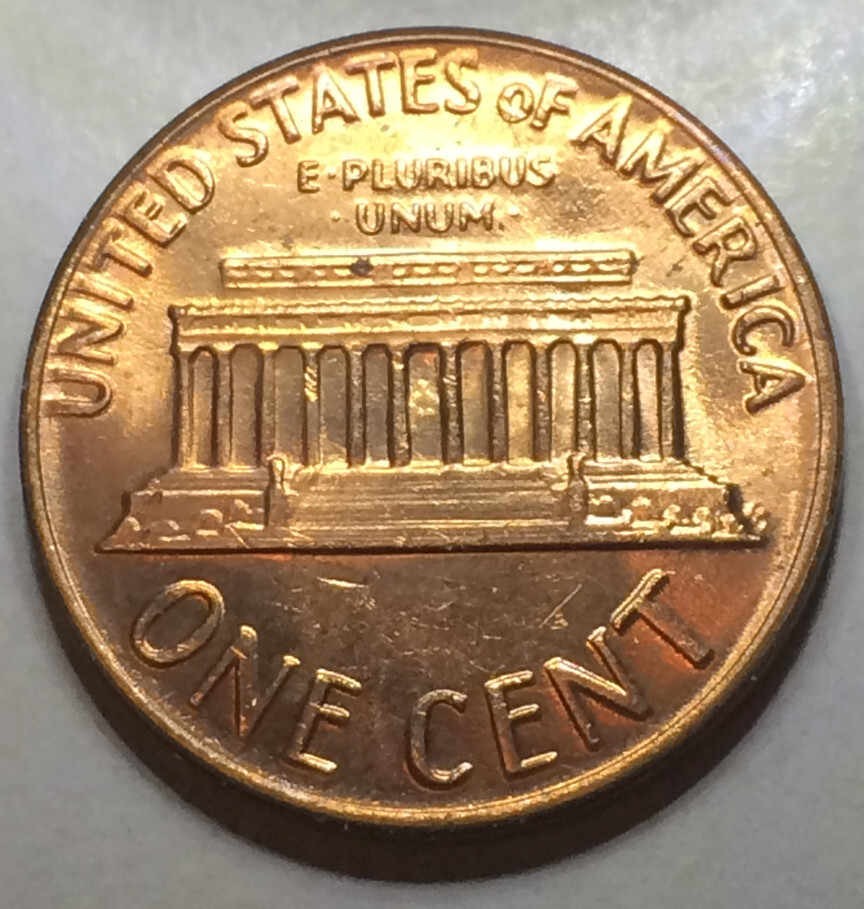 1970 D Lincoln Cent BU Red- Spike Head- Unlisted