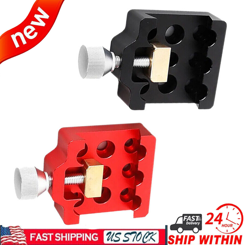 Medium Red/Black Dovetail Clamp with Brass Screw 75 Degree Base For Telescope US