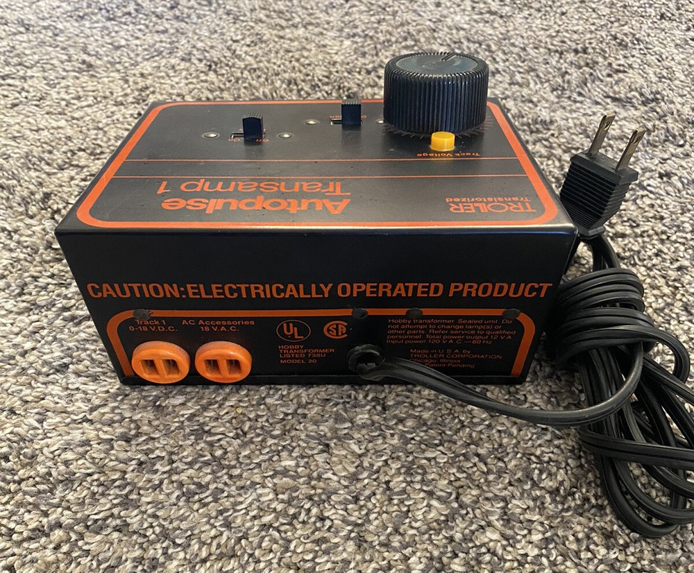 Troller Transistorized Autopulse Transamp 1 Model Railroad Power Pack Model 20
