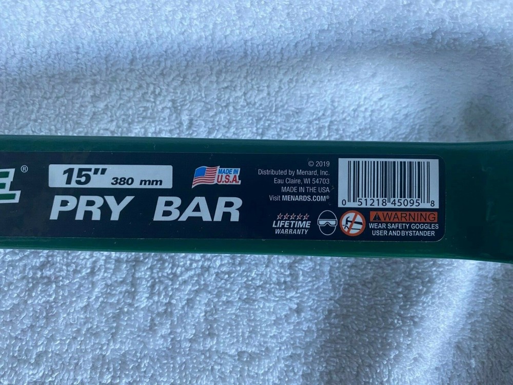 15" PRY BAR MASTERFORCE MADE IN USA