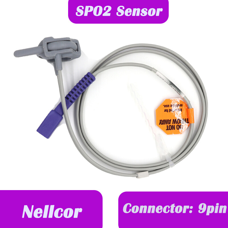 Compatible with 9pin Oximax Pulse Oximeter SpO2 Sensor Probe Neonate Sensor
