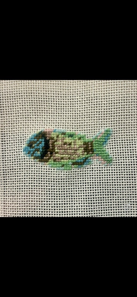 Tropical Fish Needlepoint Canvas