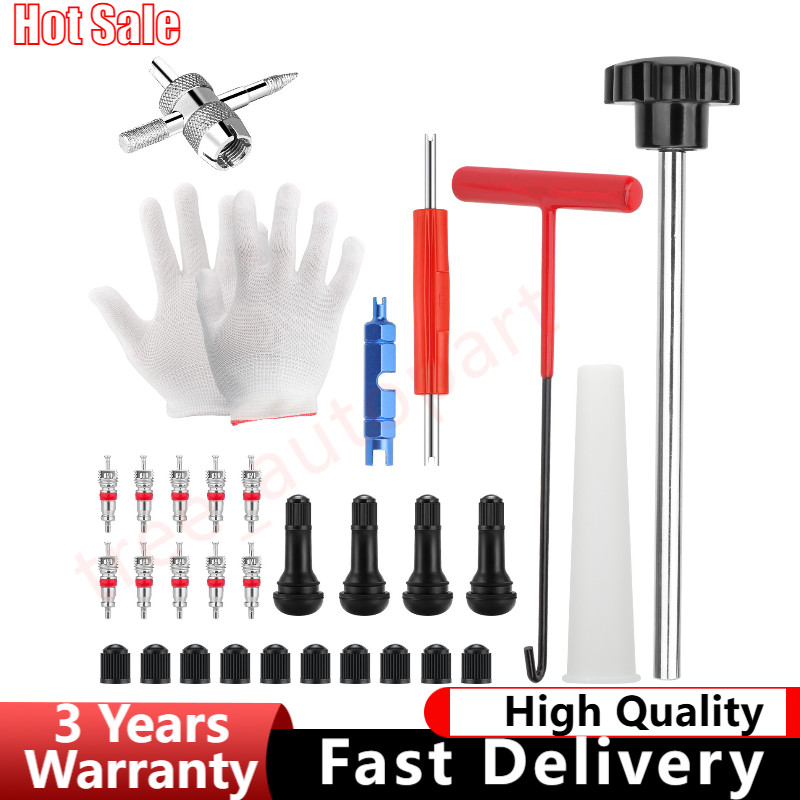 For TR413 Valve Core Tire Valve Stem Core Remover&Installer/Replacement Tool Kit