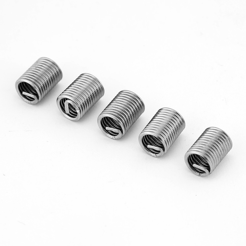 50pcs Stainless Steel Thread Repair Insert For Enhanced Connection Strength Use