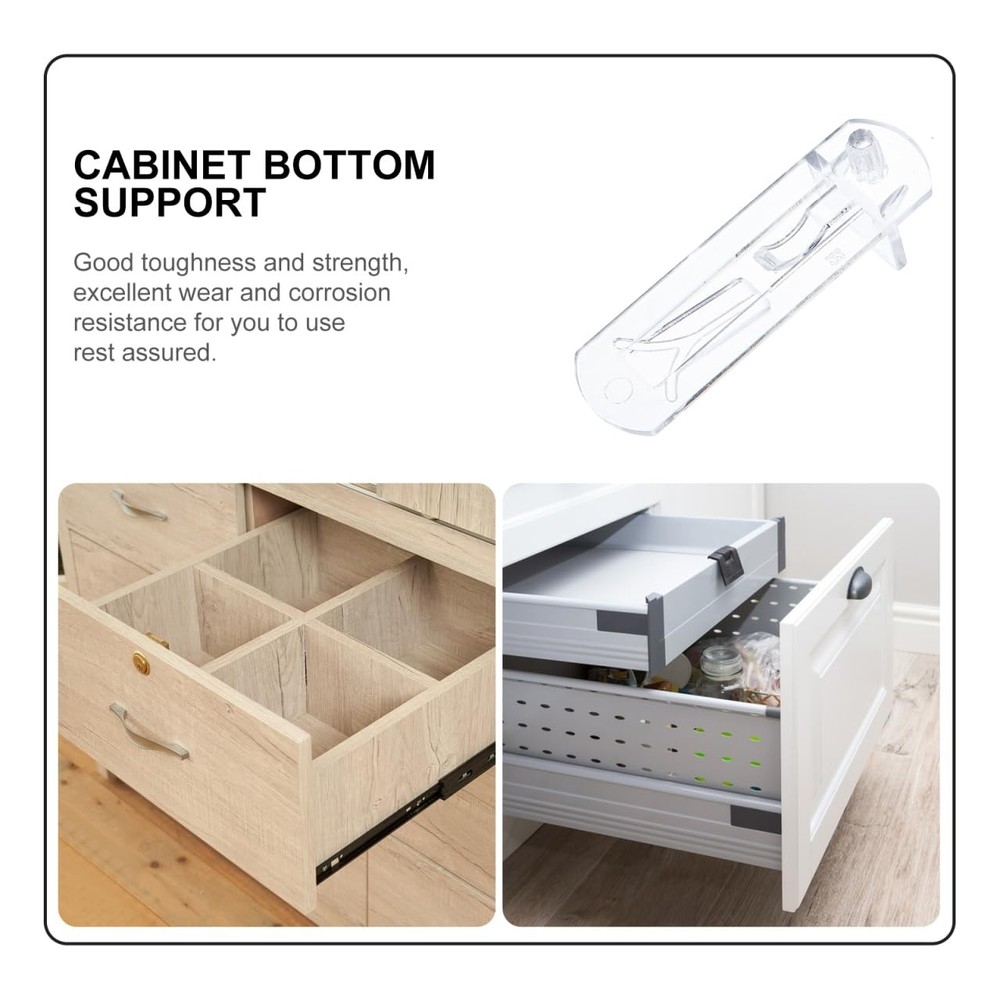 20pcs Plastic Locking Shelf Support Pegs, 8mm Shelf Pins, Self-Locking Bracke...