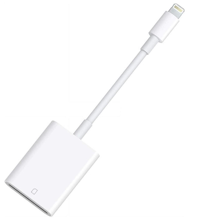 Lightning to SD Card Camera Reader for iPhon*, sd Card Reader Memory Card Reader
