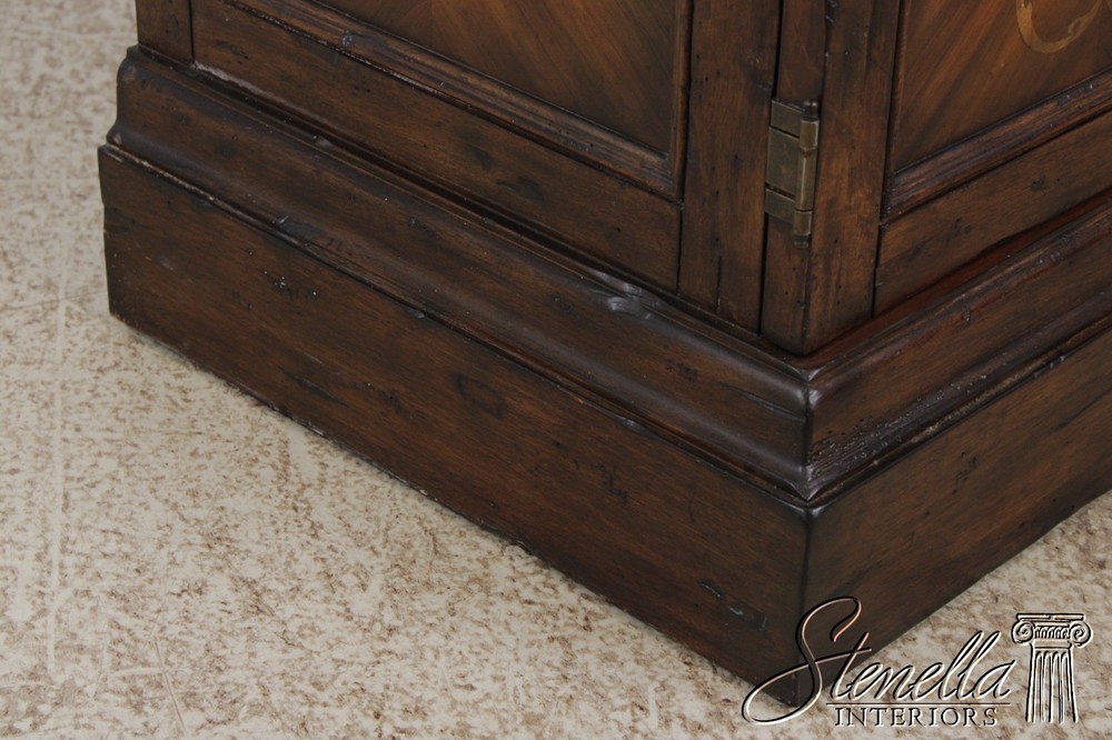 L72635: Continental Style Inlaid Front Distressed Sideboard Console