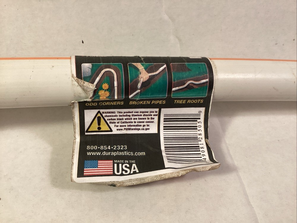 Dura Flexible Coupling PVC 3/4" , 18" Long