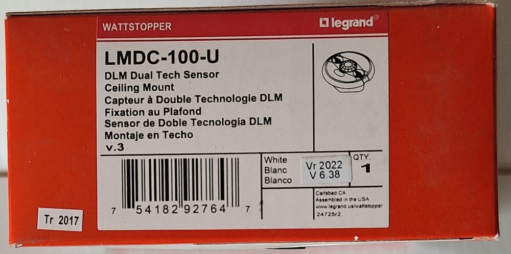 LMDC-100-U DLM Dual Tech Ceiling Mount Sensor  USA FREE PRIORITY SHIPPING