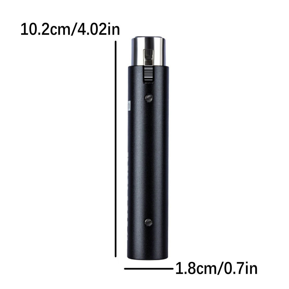 1* +28DB High Gain Inline Microphone Preamp 48V Phantom Power Widely Applicant