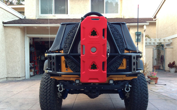 5 Gallon Jerry Gas Can with Mount Bracket for OVERLAND OFF ROAD