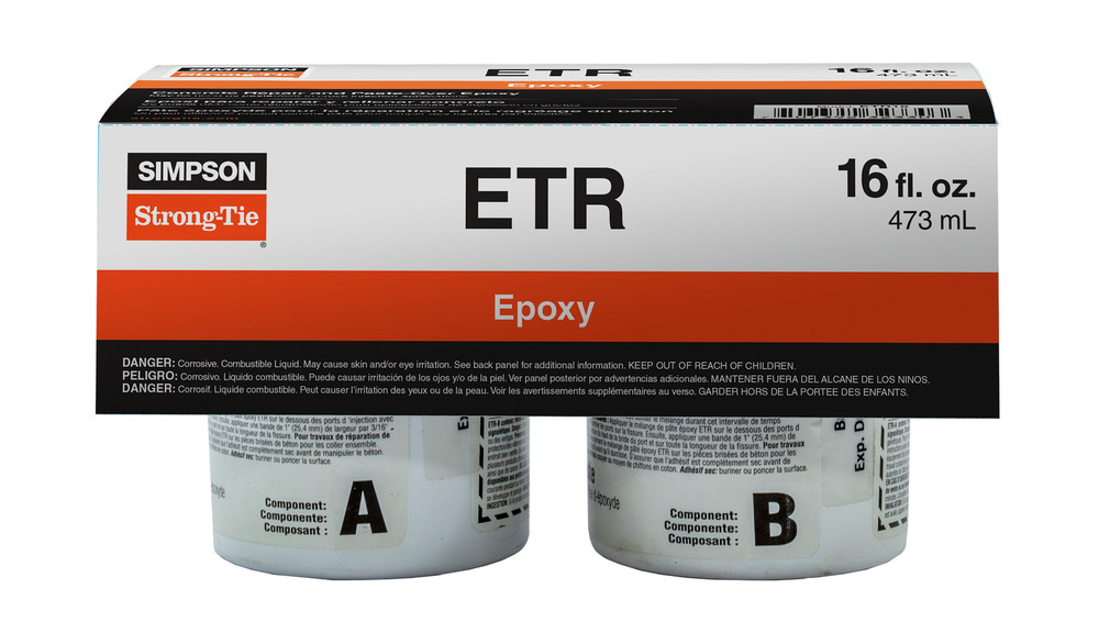 Simpson Strong-Tie ETR16 EPOXY-TIE REPAIR PASTE 16oz.