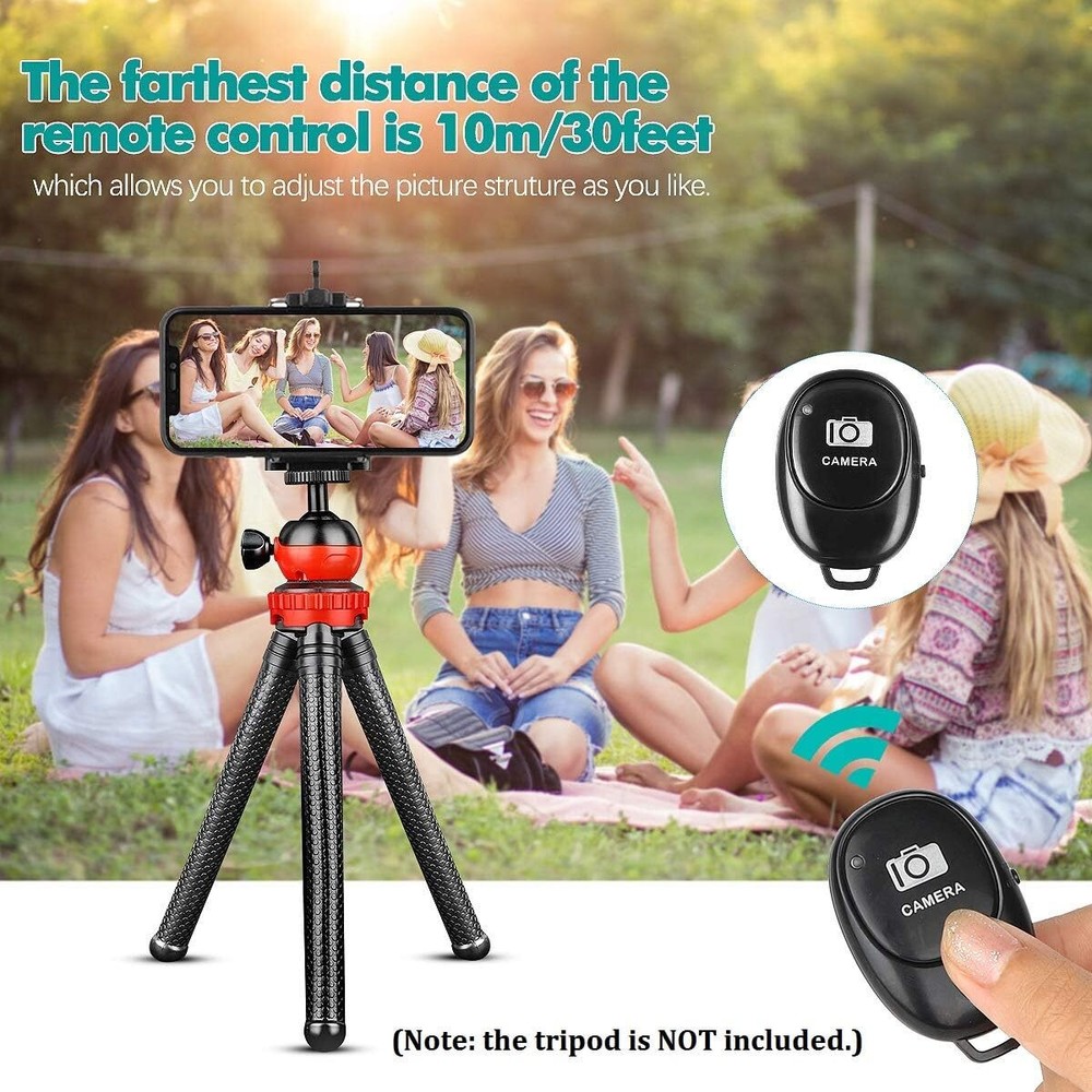 3 Pcs Camera Shutter Wireless Bluetooth Remote Control for Android Apple iPhone