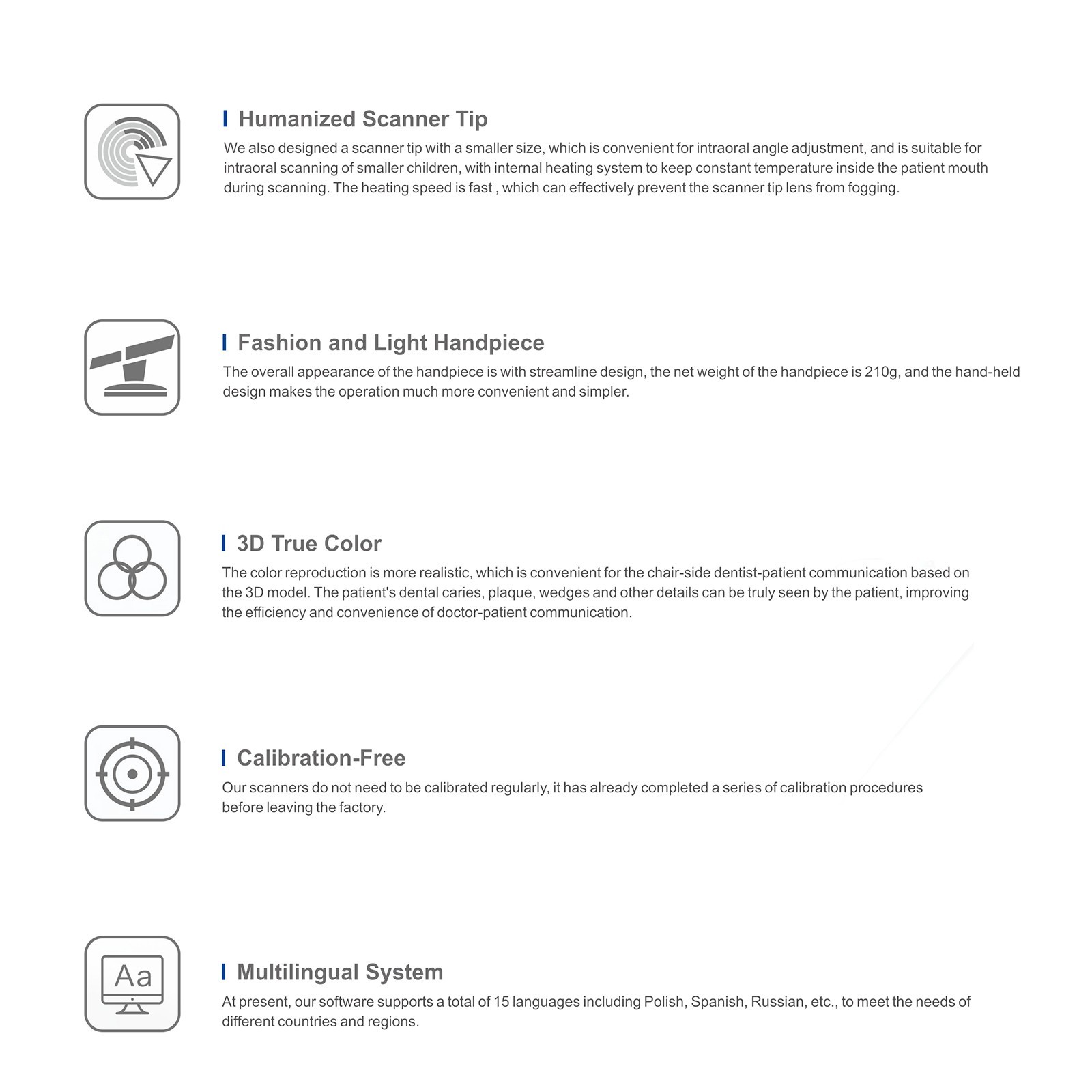 Dental Intraoral Scanner for CAD/CAM Dentistry Year:2025 w/ AI Software