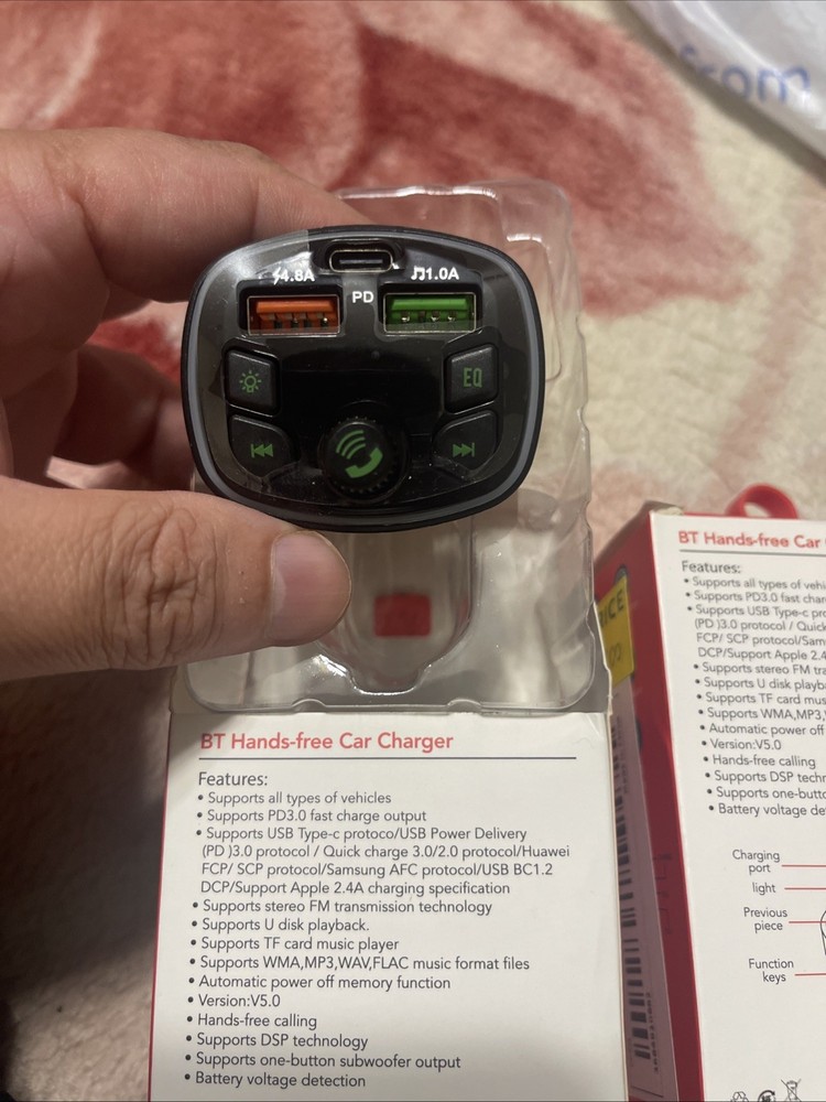 Bt Hands Free Car Charger