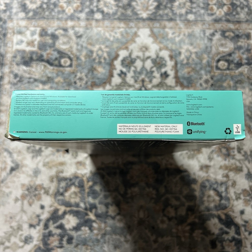 Logitech MK850 Performance Wireless Keyboard & Mouse Combo 920-008219 New Sealed