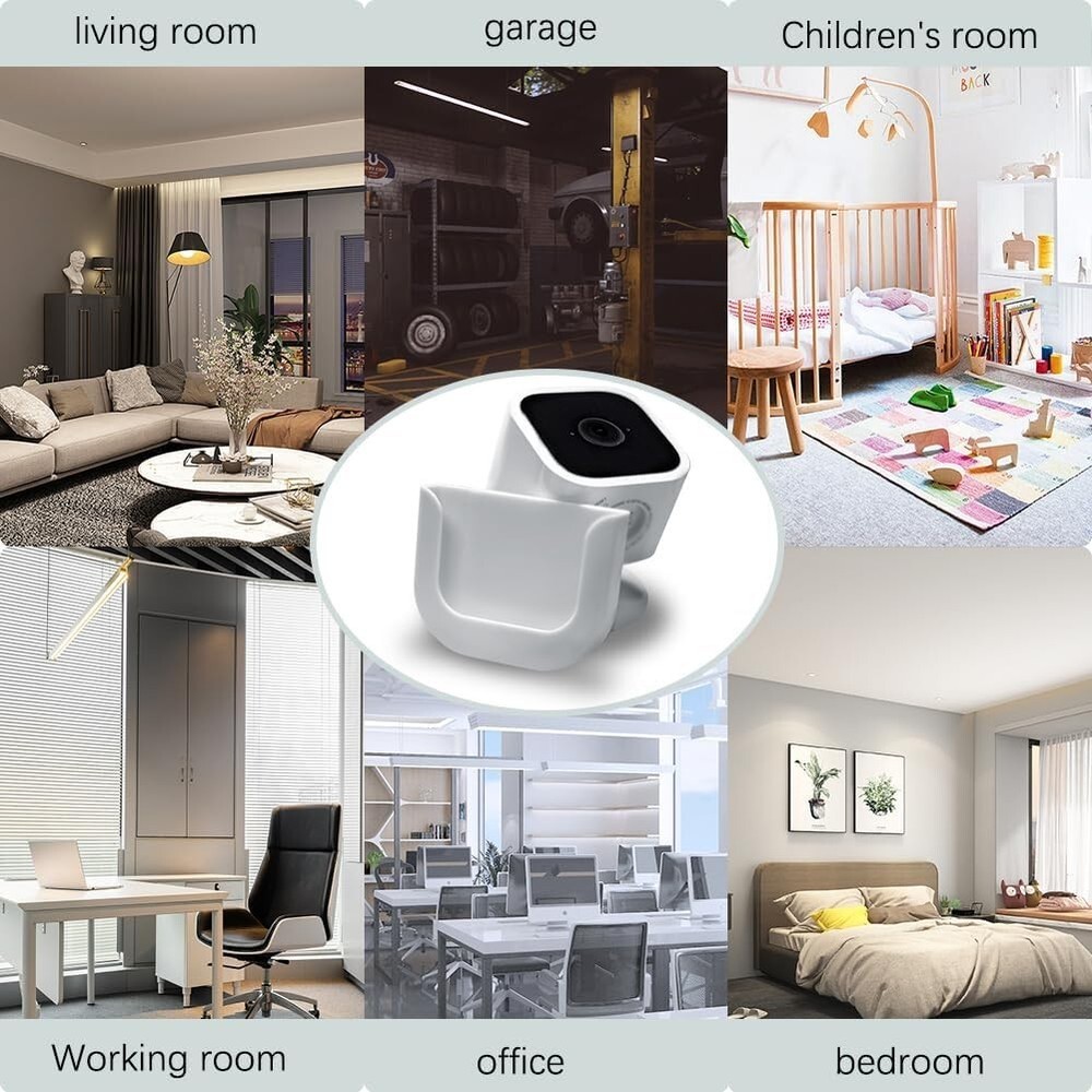 2 Blink Mini Camera Adhesive Wall Mounts Bracket Strong Adhesive Durable Mounts