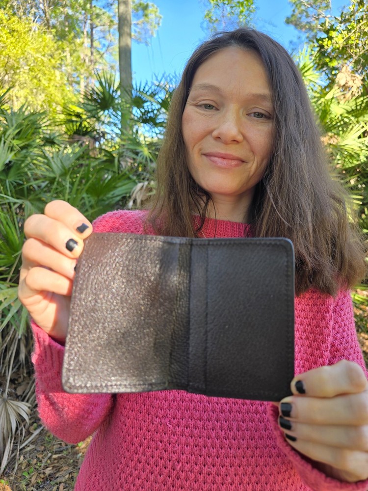 PYTHON Credit Card case SNAKE Skin Handmade MILLENNIAL Credit Card case NEW