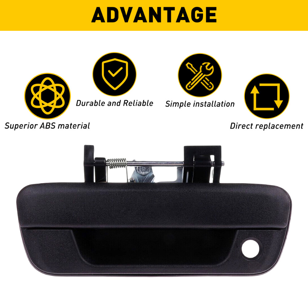 For 2004-2012 Chevy Colorado GMC Canyon Tail Gate Tailgate Handle Textured Black