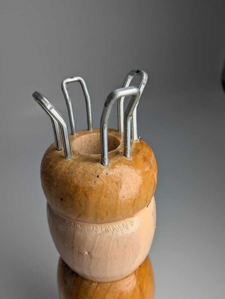 Strick Susel Knitting Nancy Doll Tool Spool Yarn Wood Germany