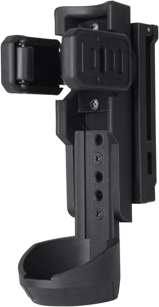 Quick Release OC/Mace Spray Holder w/Duty Belt/MOLLE Vest Rotatable Black